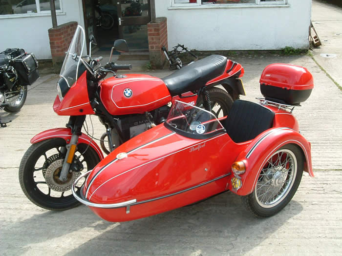 BMW r67 с коляской