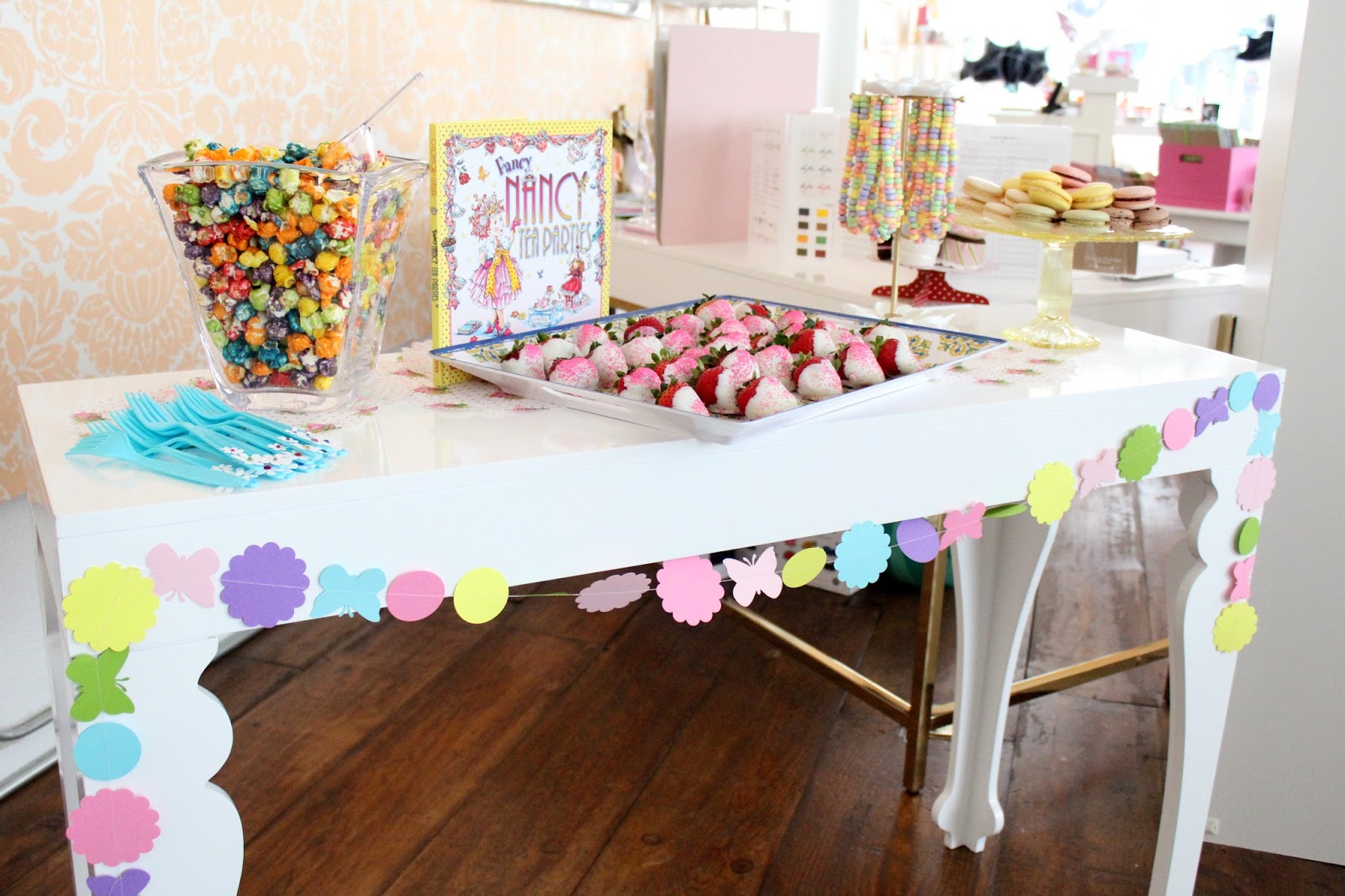 fancy nancy tea set table