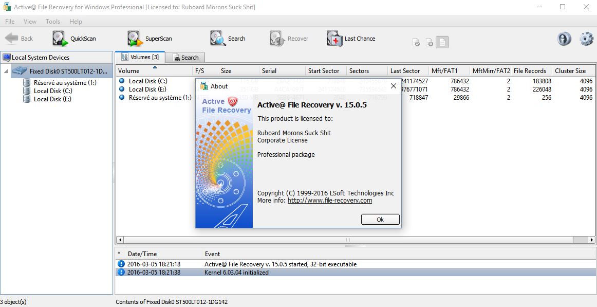 Saymoo007: Active File Recovery 15.0.5 + Serial Key [FREE] [Latest]