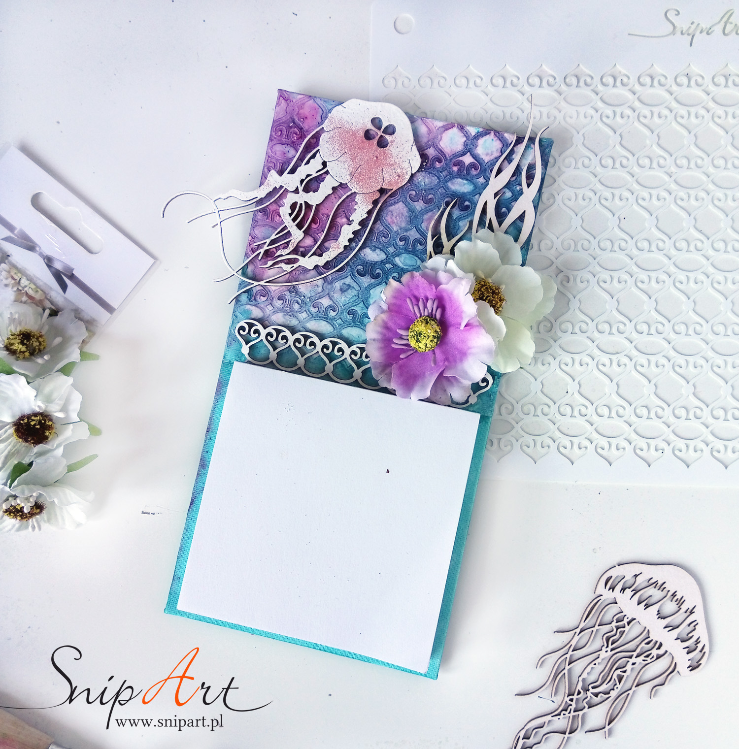 Snip Art Pracownia Artystyczna fridge notepad step by