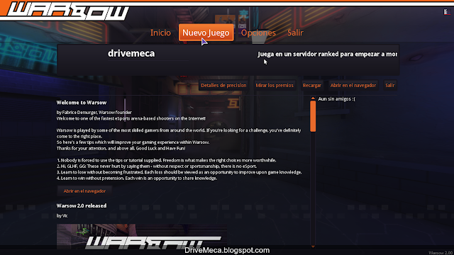 DriveMeca instalando Warsog 2 paso a paso