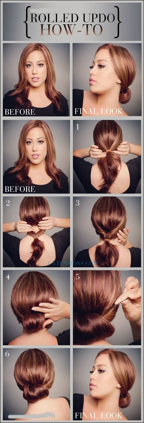 easy simple updos for curly hair