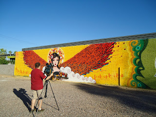 .: Angel's Trumpet Ale House Mural w Lalo