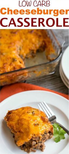 Keto Cheeseburger Casserole with Bacon Keto Cheeseburger Casserole with Bacon