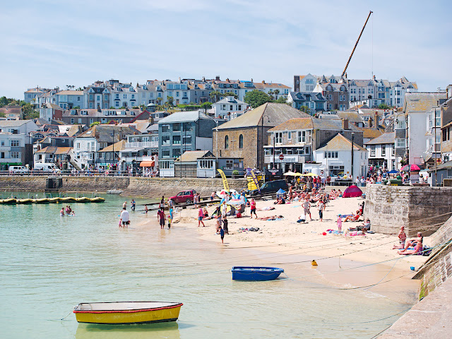 Stadtstrand in St. Ives Stadtstrand in St. Ives