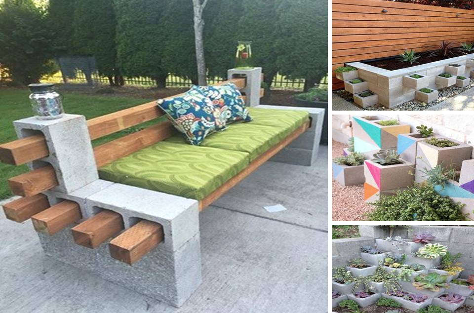 Creative DIY Cinder Blocks Ideas For Amazing Backyard - Decor Units