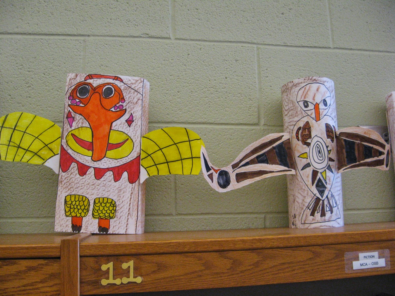 Jamestown Elementary Art Blog: 2nd Grade Native American Totem Poles
