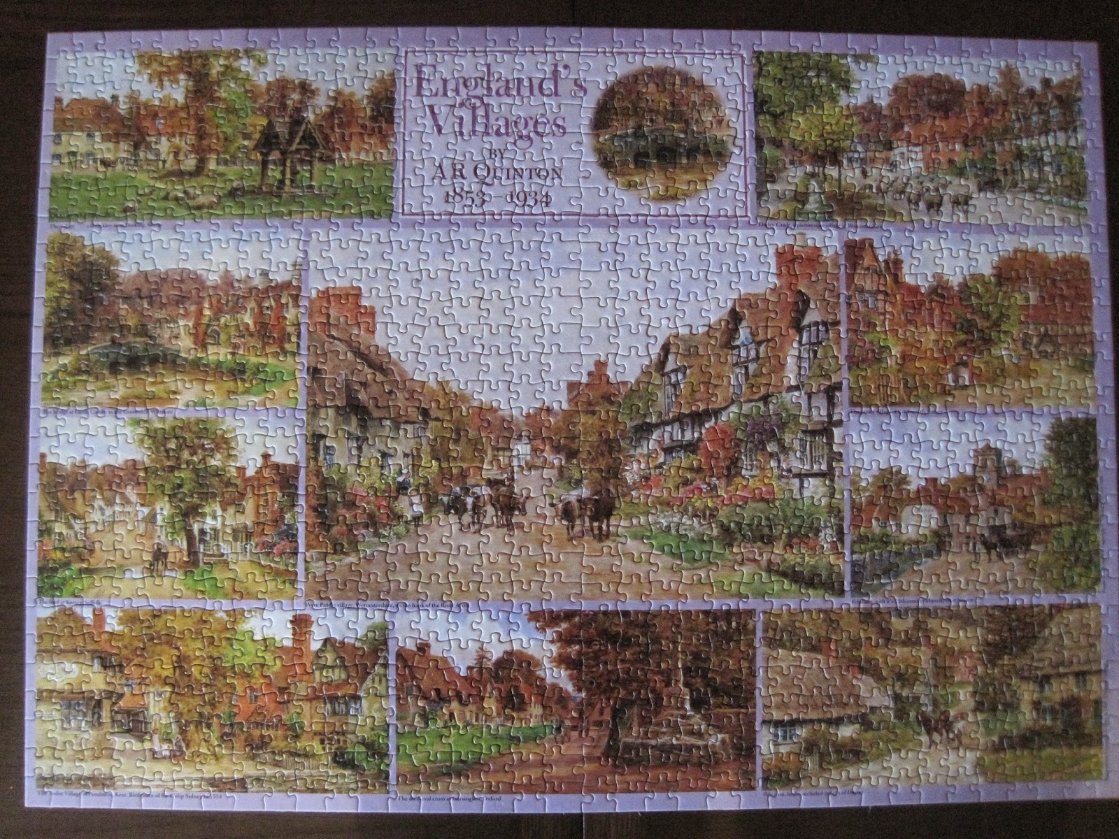 Jigsaw Jollies England's Villages Mandolin Puzzles (1000 pieces)