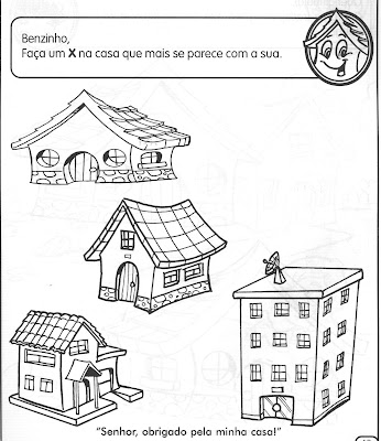 MORADIA QUAL SUA CASA - A História das Moradias - Atividades e Modelos de Casas