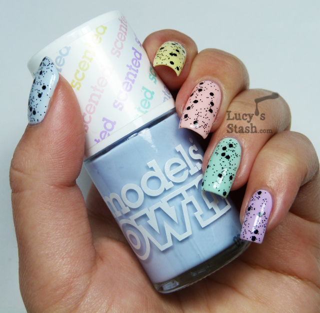 Lucy's Stash - Models Own Fruit Pastel Collection with Nubar Black Polka Dot