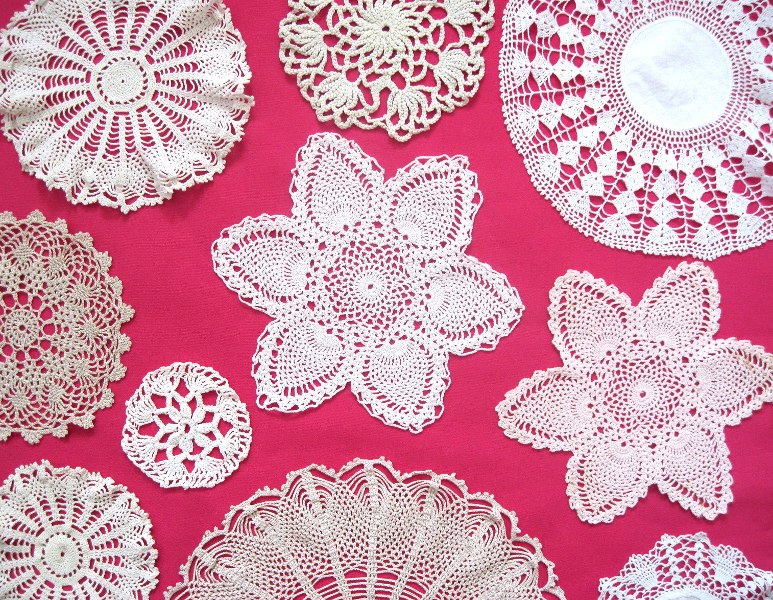 Flutterby Patch Doily day