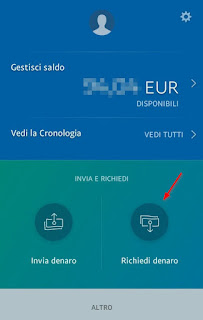 Richiedi denaro paypal App paypal