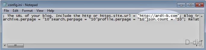 Contoh : Isi dengan alamat situs "ardi-b.com" - Solusi / Cara Mengatasi Beberapa Error Pada CMS HTMLy