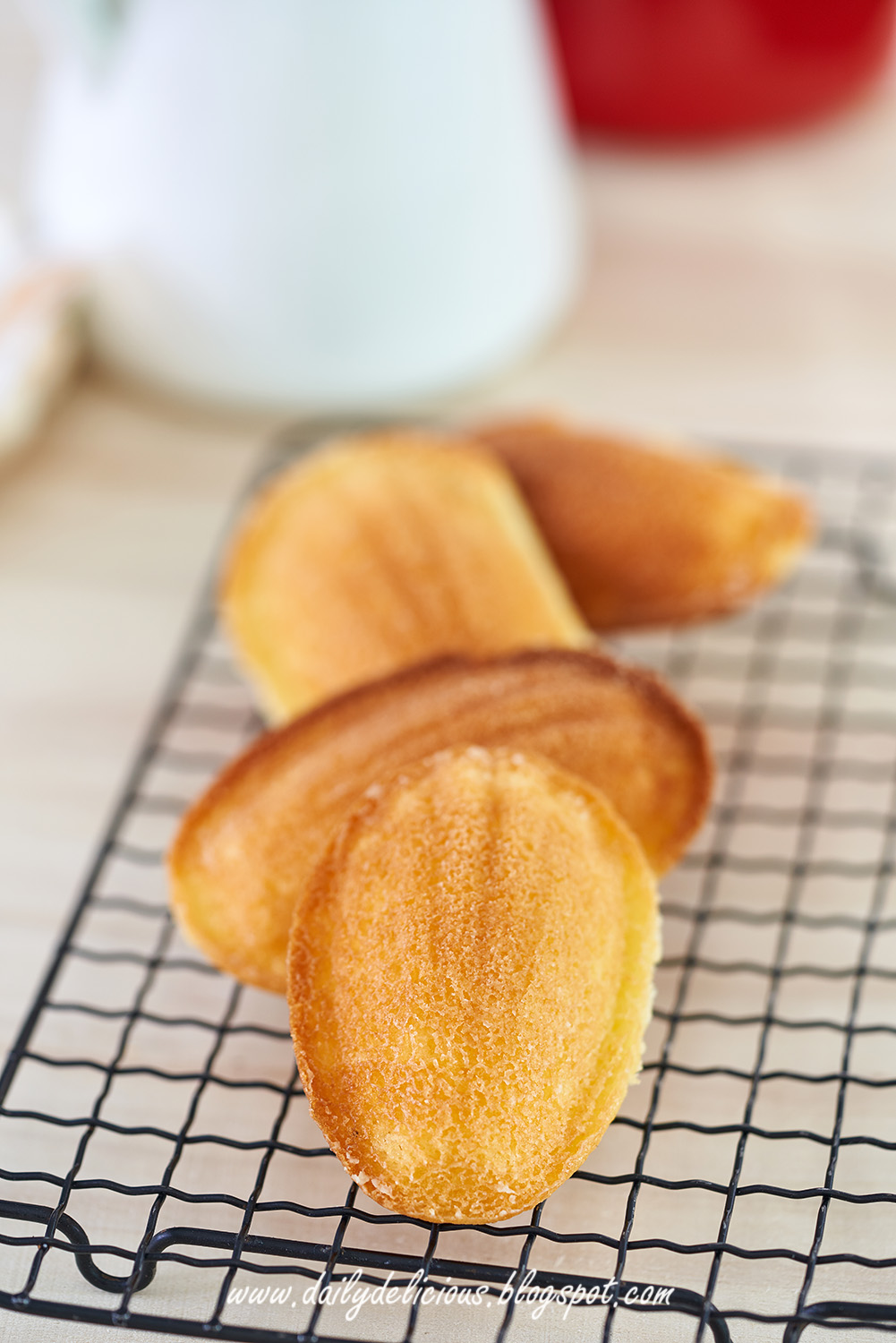 dailydelicious Baking with kid Easy Honey Madeleine