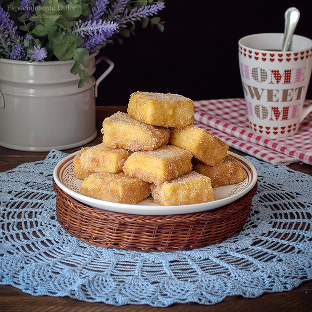 Leche frita tradicional con toque de anís Especialmente Dulce Leche frita tradicional con toque de anís Especialmente Dulce