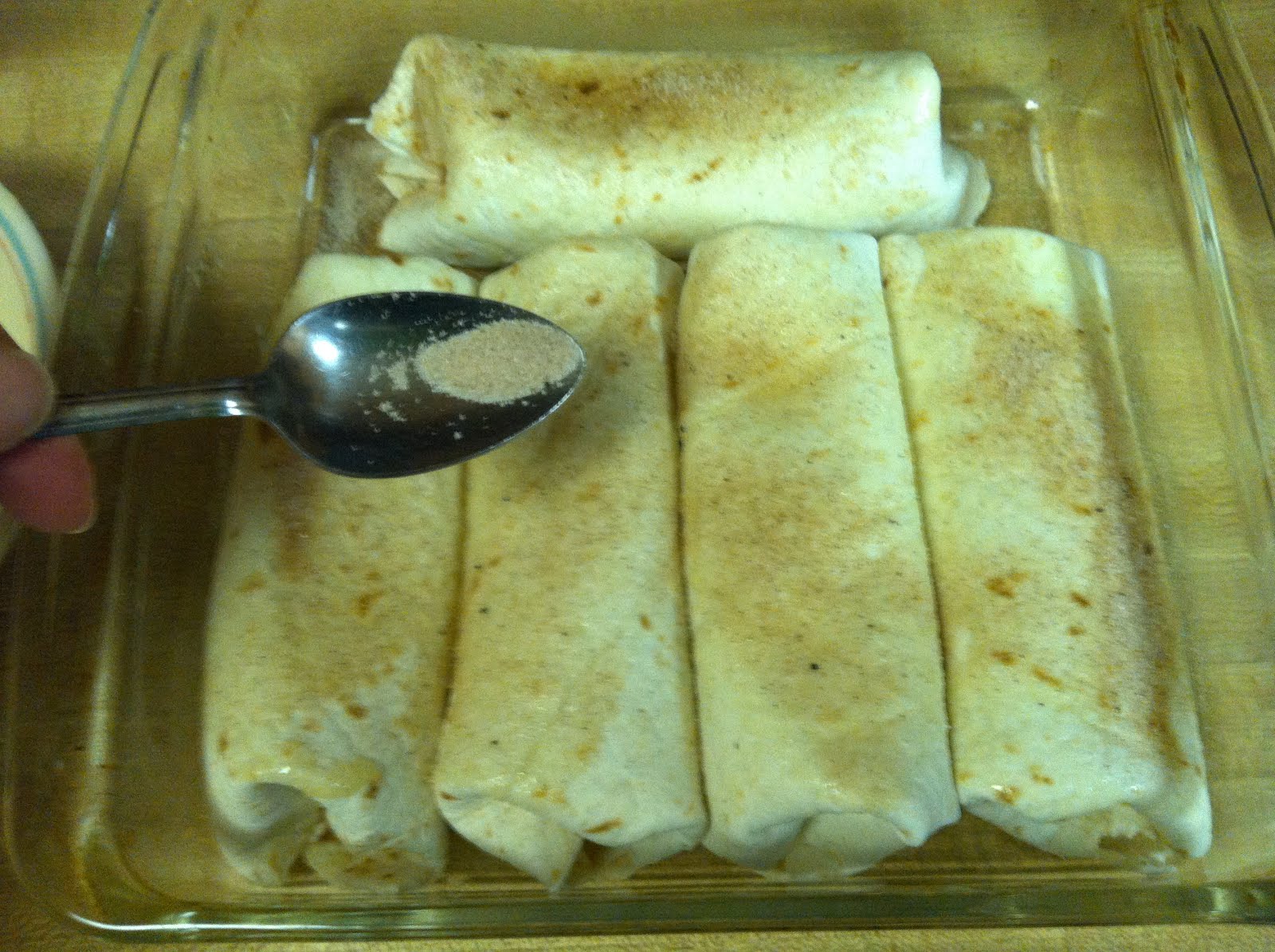 Spryte's Place Caramel Apple Enchiladas