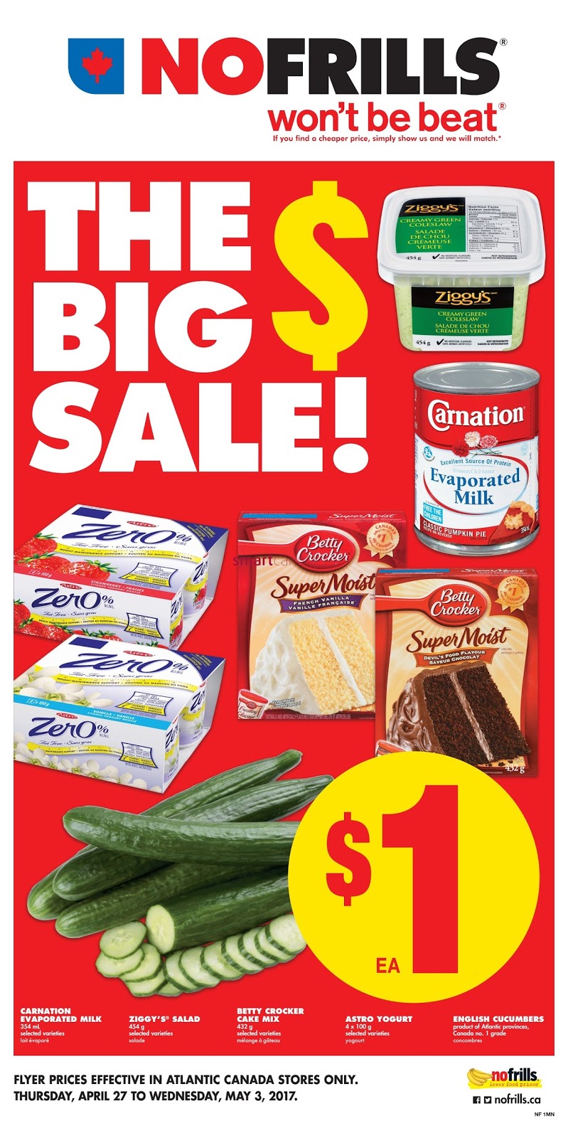 no frills big sale flyer april 27 to may 3 weekly flyers canada no frills flyer on line