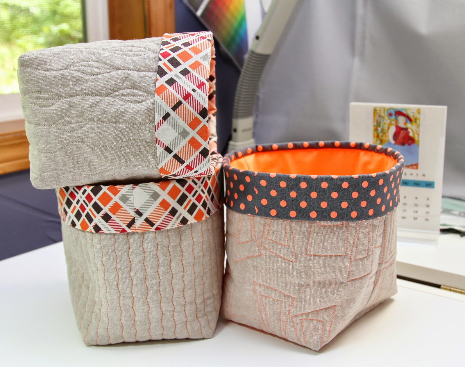 Quilts and Paws Fabric buckets are FUN seriously!