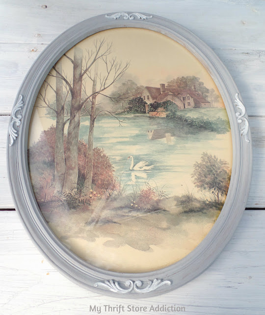 15 minute thrift store art upcycle 