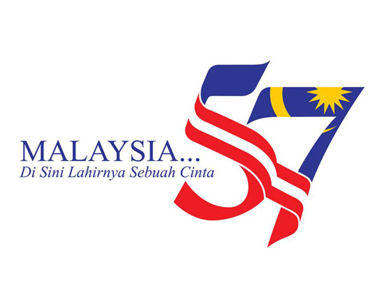 Logo Hari Merdeka 57