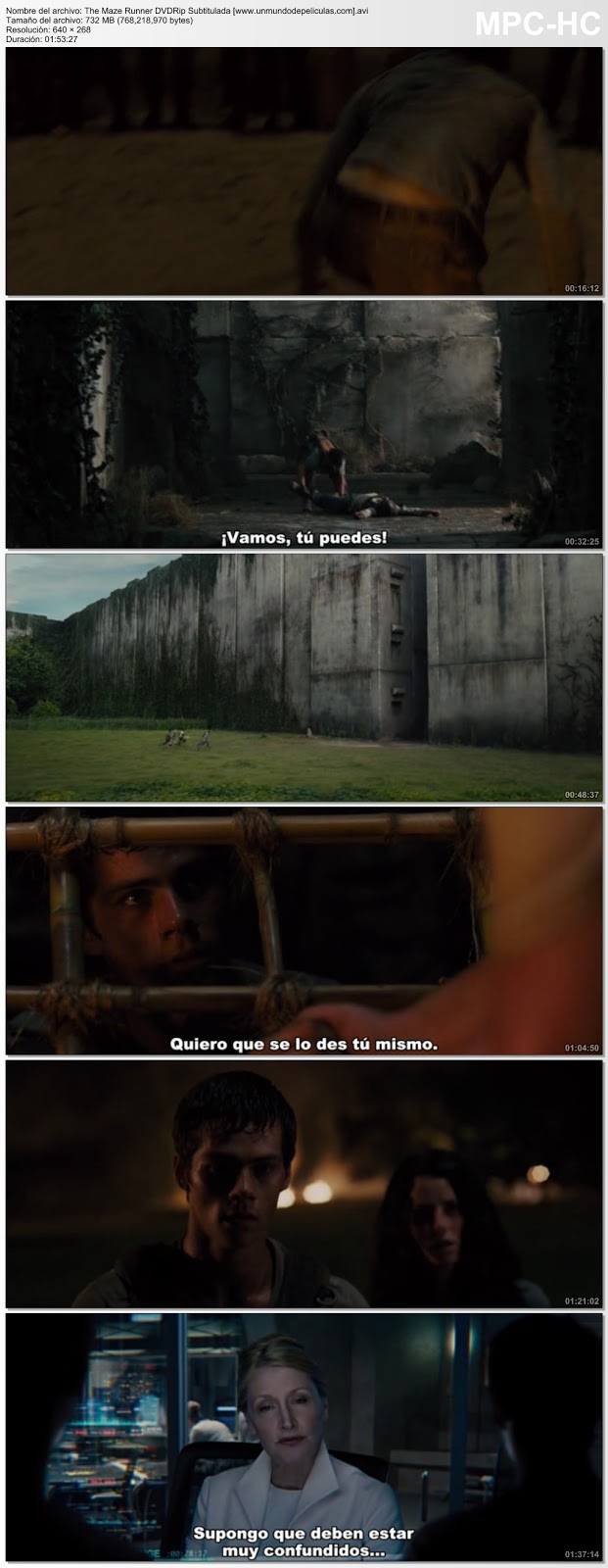 Capturas de la película.