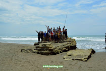 Pantai Batu Hiu wisata jawa barat