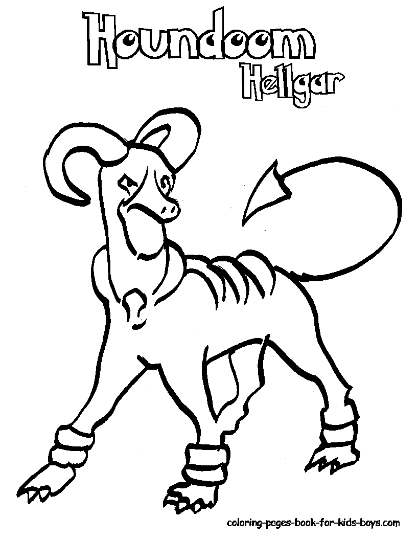 10 Captivating Houndoom Coloring Pages for Unleashing Your Artistic Prowess