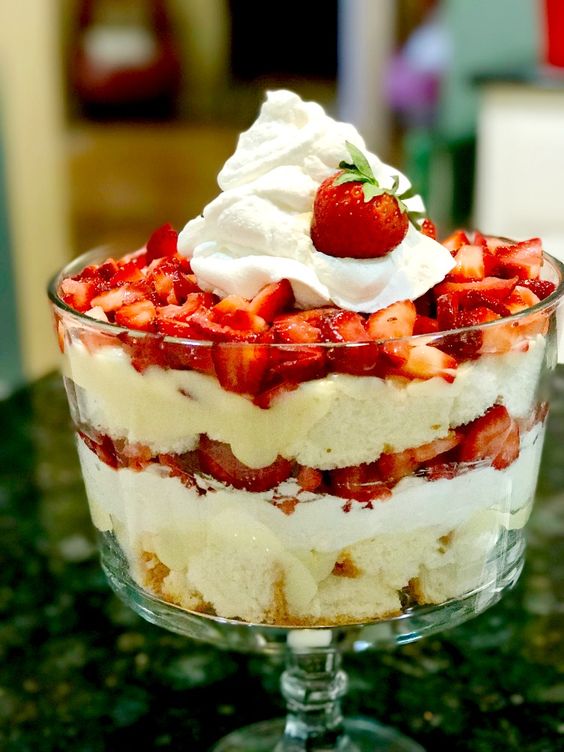 Strawberry Shortcake Trifle Strawberry Shortcake Trifle