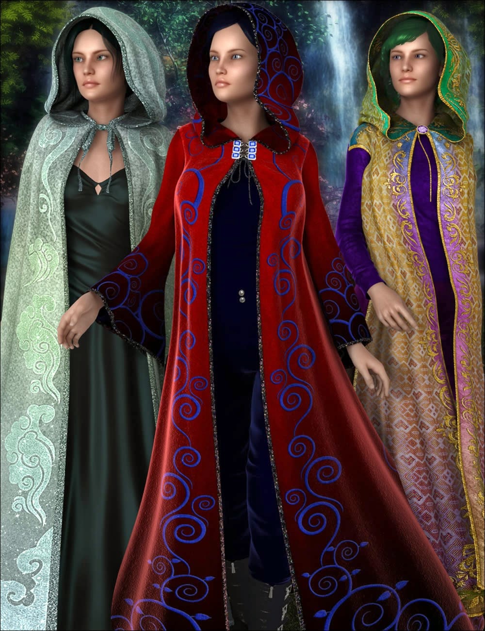 Download DAZ Studio 3 for FREE!: DAZ 3D - Capable for the Hooded Cloak Pack
