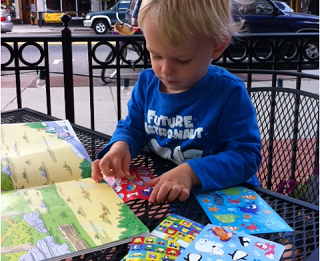 Sticker book happy hour! by dgcohen23, on Flickr Image: Sticker book happy hour!