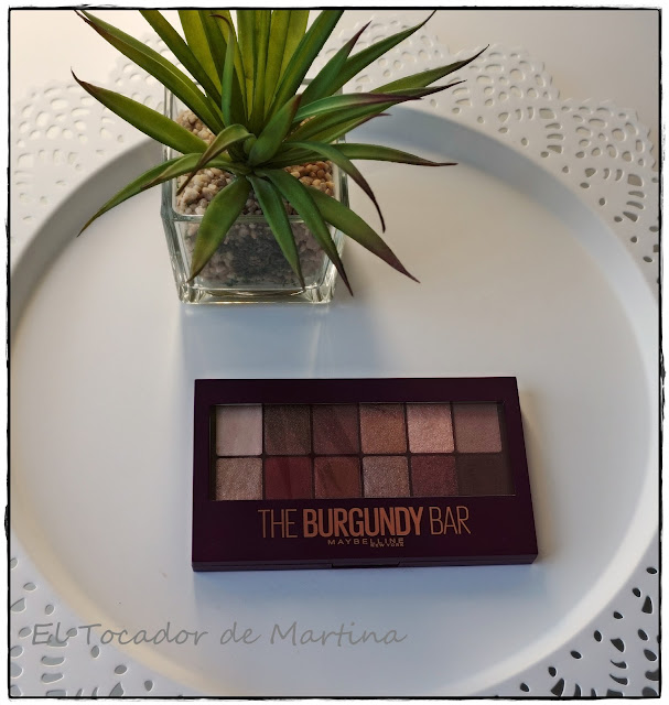 THE BURGUNDY BAR PALETTE DE MAYBELLINE NY