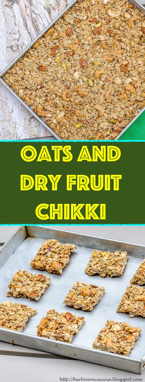 Herbivore Cucina Oats and Dry Fruit Chikki