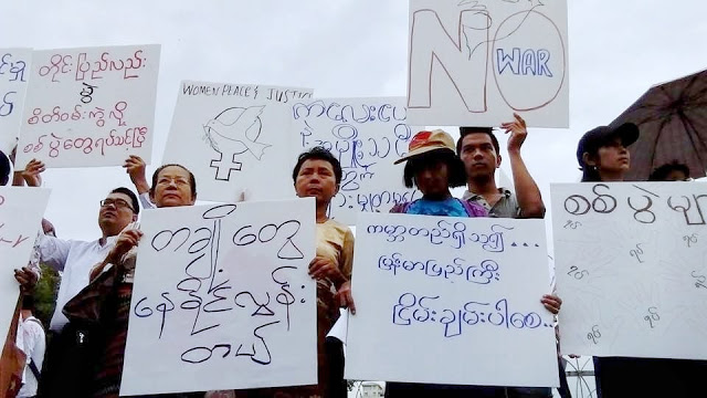 ေနာ္အဲ့ထူးဟဲ ၊ ေစာသ၀ါး – မေရရာေသာျမန္မာ့ၿငိမ္းခ်မ္းေရးျဖစ္စဥ္ကုိ ျပန္လည္လႈပ္ႏိႈးျခင္း –