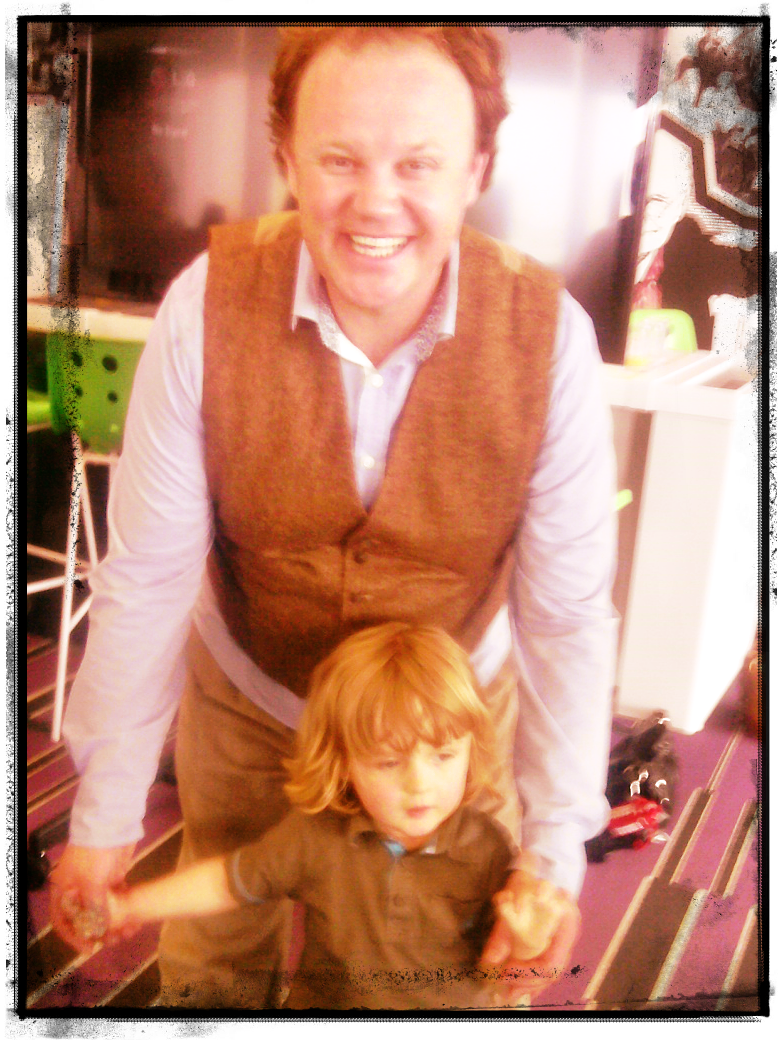 The day Little D met Justin Fletcher Life on Pig Row