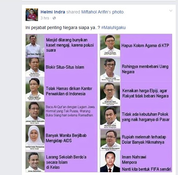 Kabinet Jokowi Terbaru Beserta Fotonya