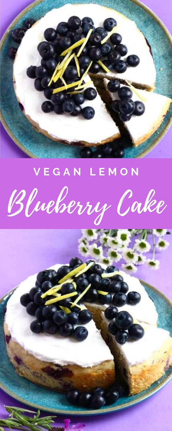 Vegan Lemon Blueberry Cake Vegan Lemon Blueberry Cake