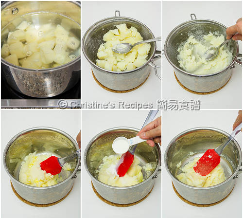 經典薯蓉製作圖 Classic Mashed Potatoes Procedures