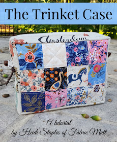 The Trinket Case Tutorial by Heidi Staples of Fabric Mutt for Fat Quarter Shop