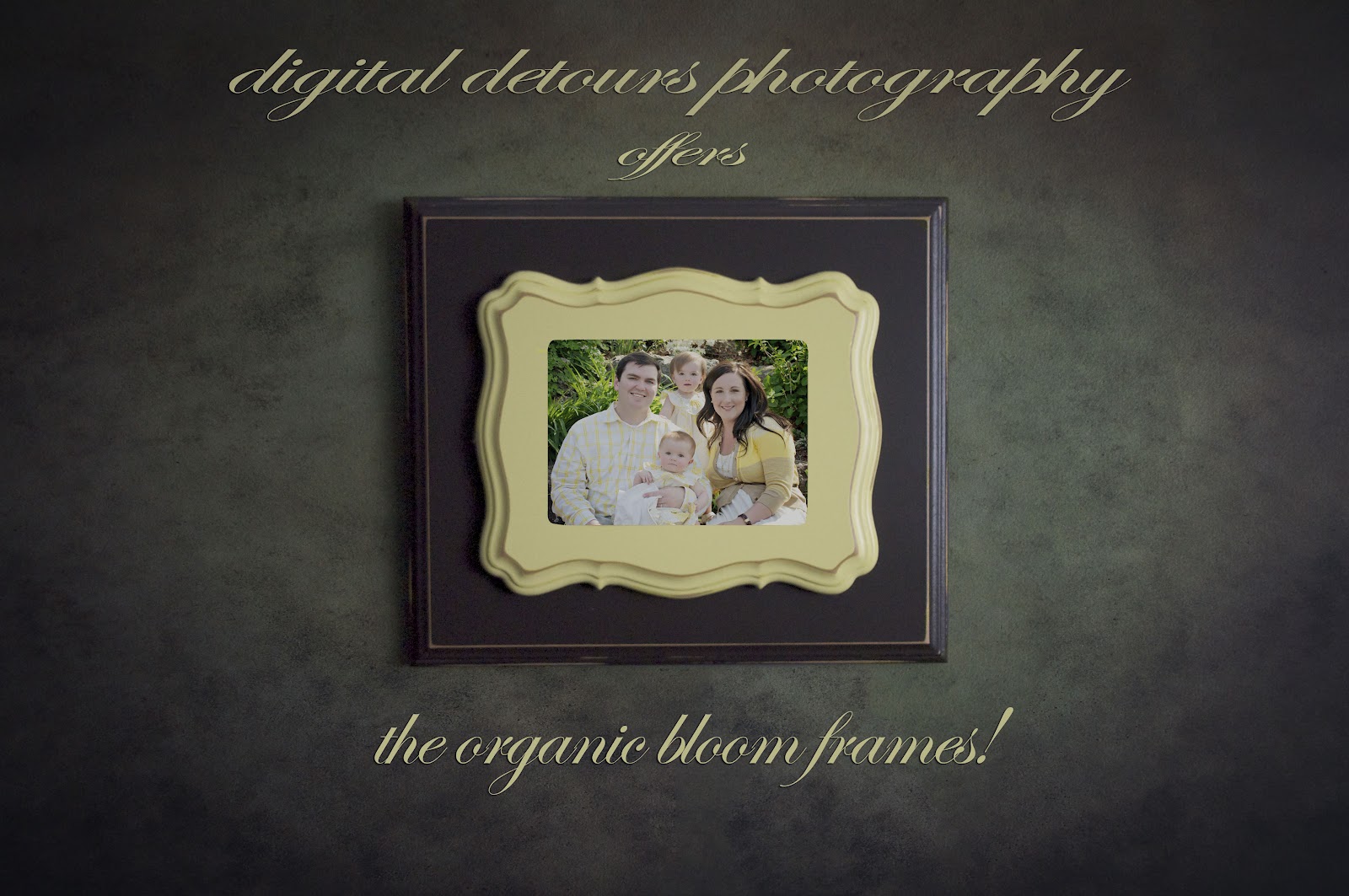 digital detours photography & graphic design services Organic Bloom Frames {Tulsa Family
