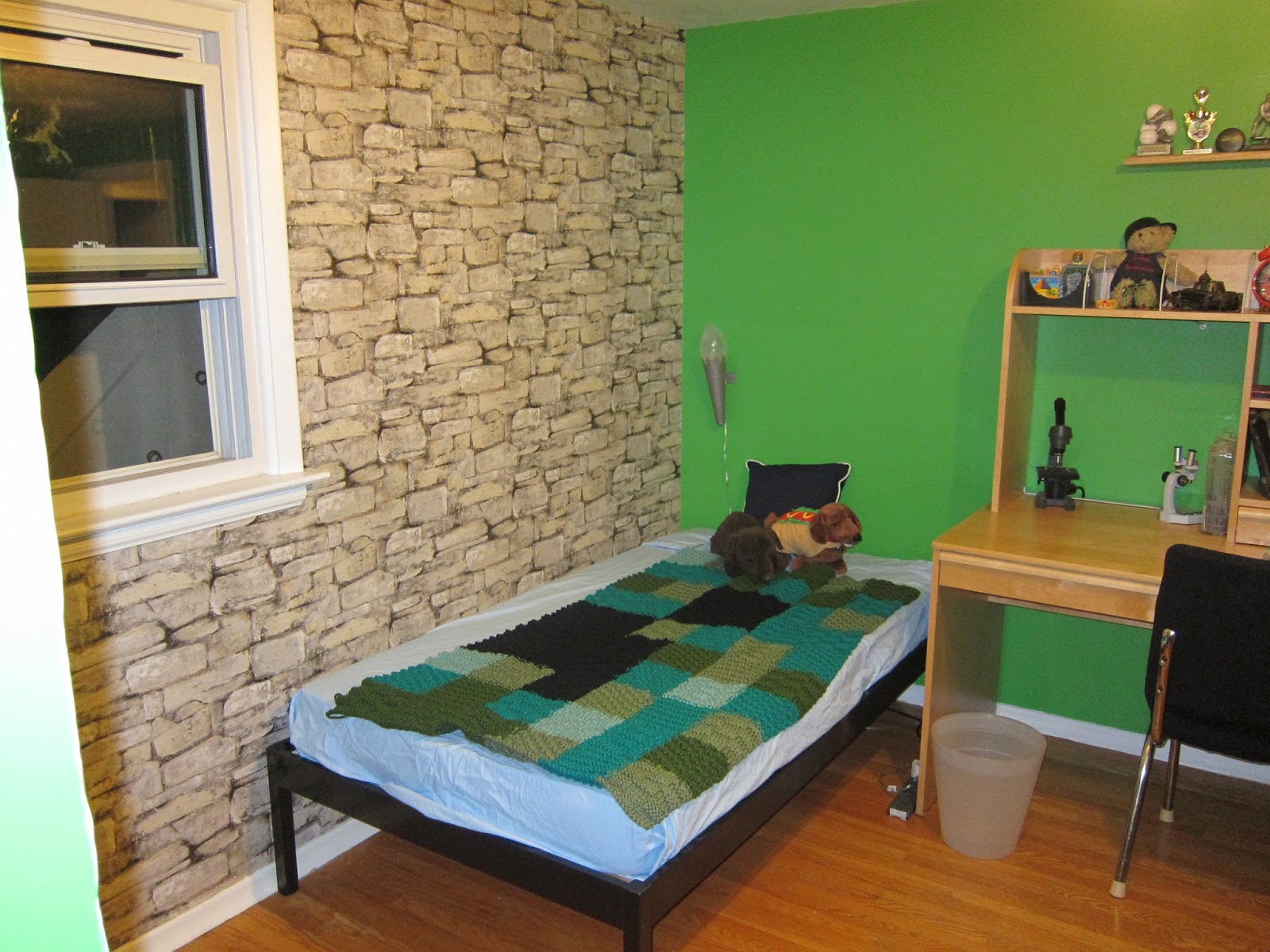 Goldilocks and the Four Bears: Brennan's Minecraft Bedroom