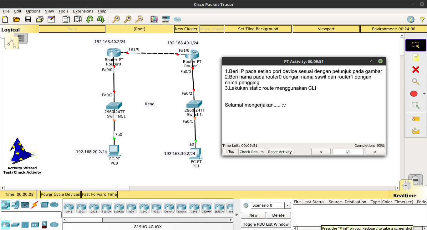 Creat file PKA pada Cisco PacketTracer Adela Ns