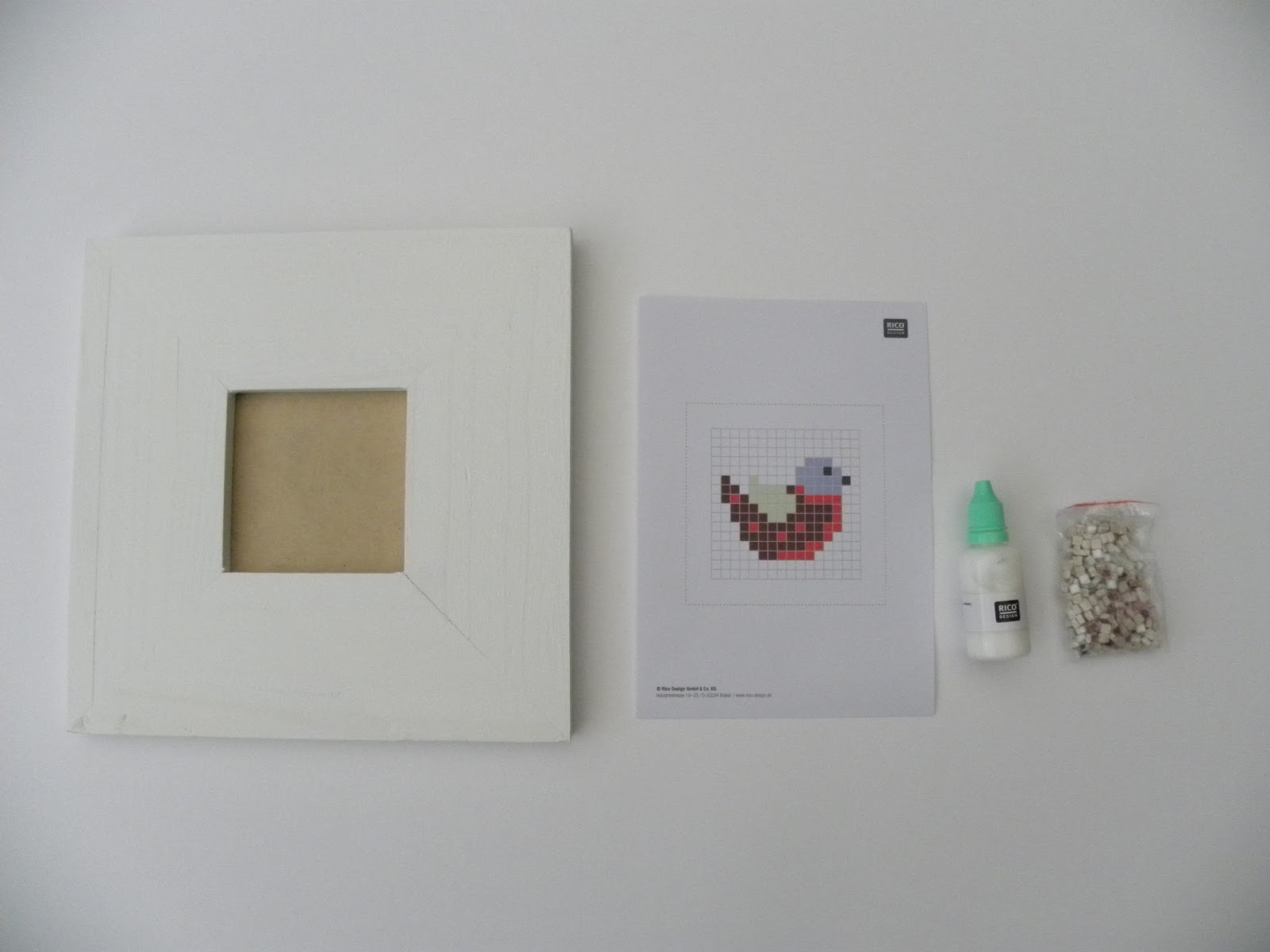 Becca Lou Creates Mosaic Bird Picture Craft Kit