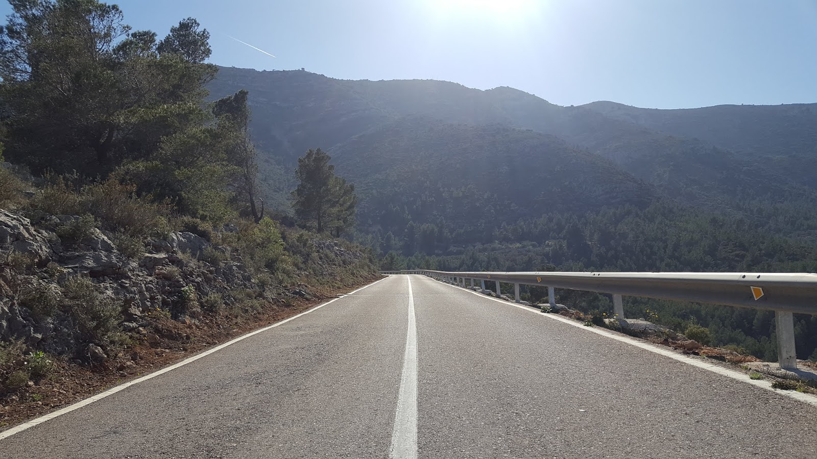 Road to Coll de Rates, Alicante