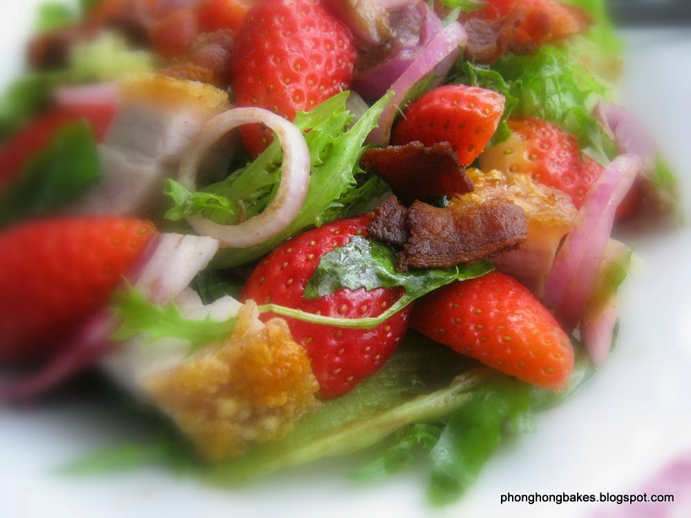PH the Malaysian Carnivore Strawberry Salad with Balsamic Vinaigrette