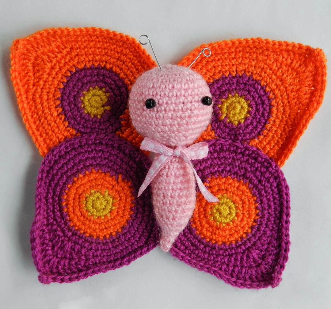 Mariposa amigurumi