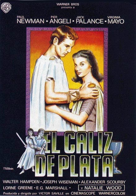 EL CALIZ DE PLATA (1954)