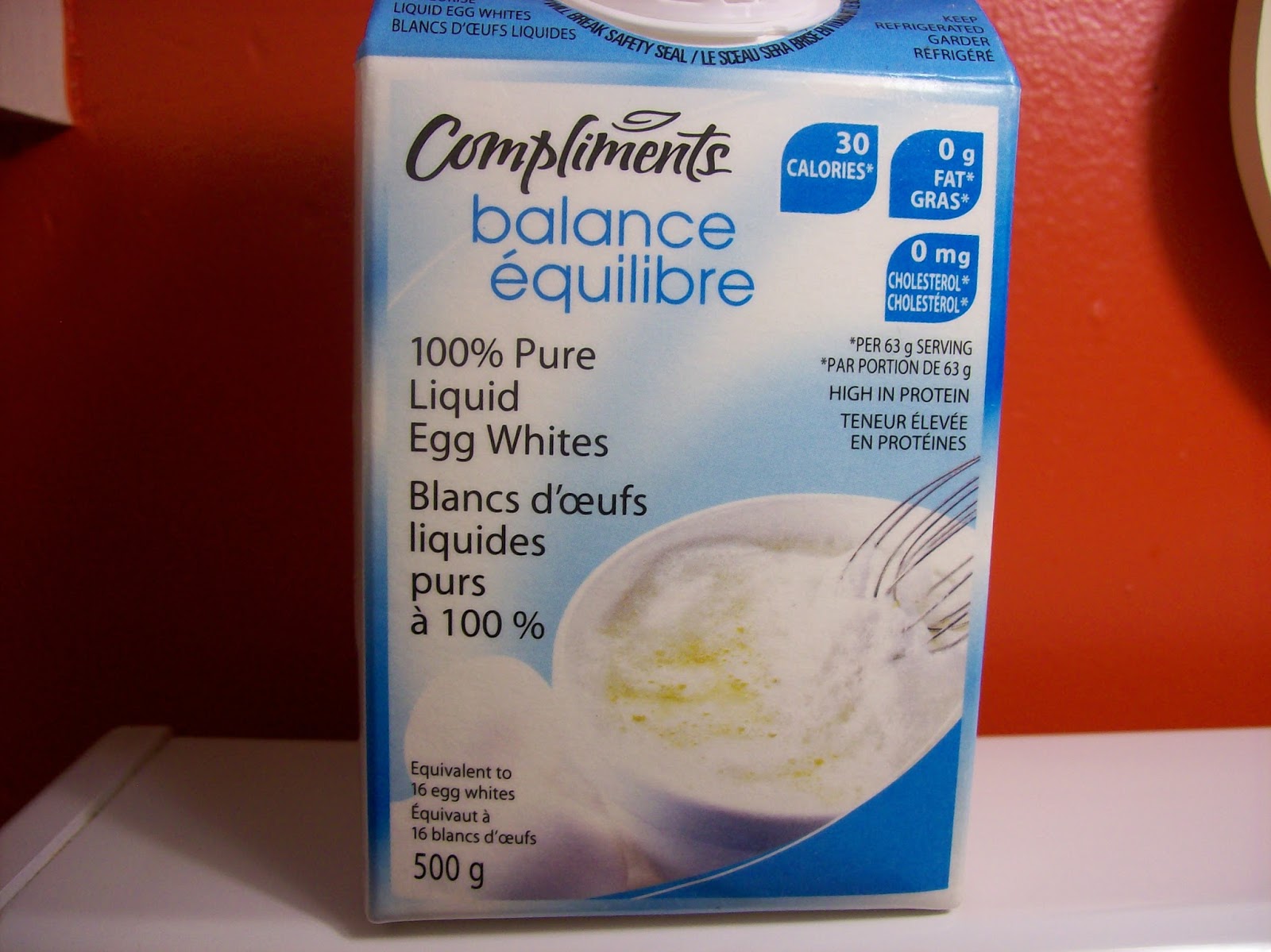 Blancs d'œufs liquide Équilibre, 500 g