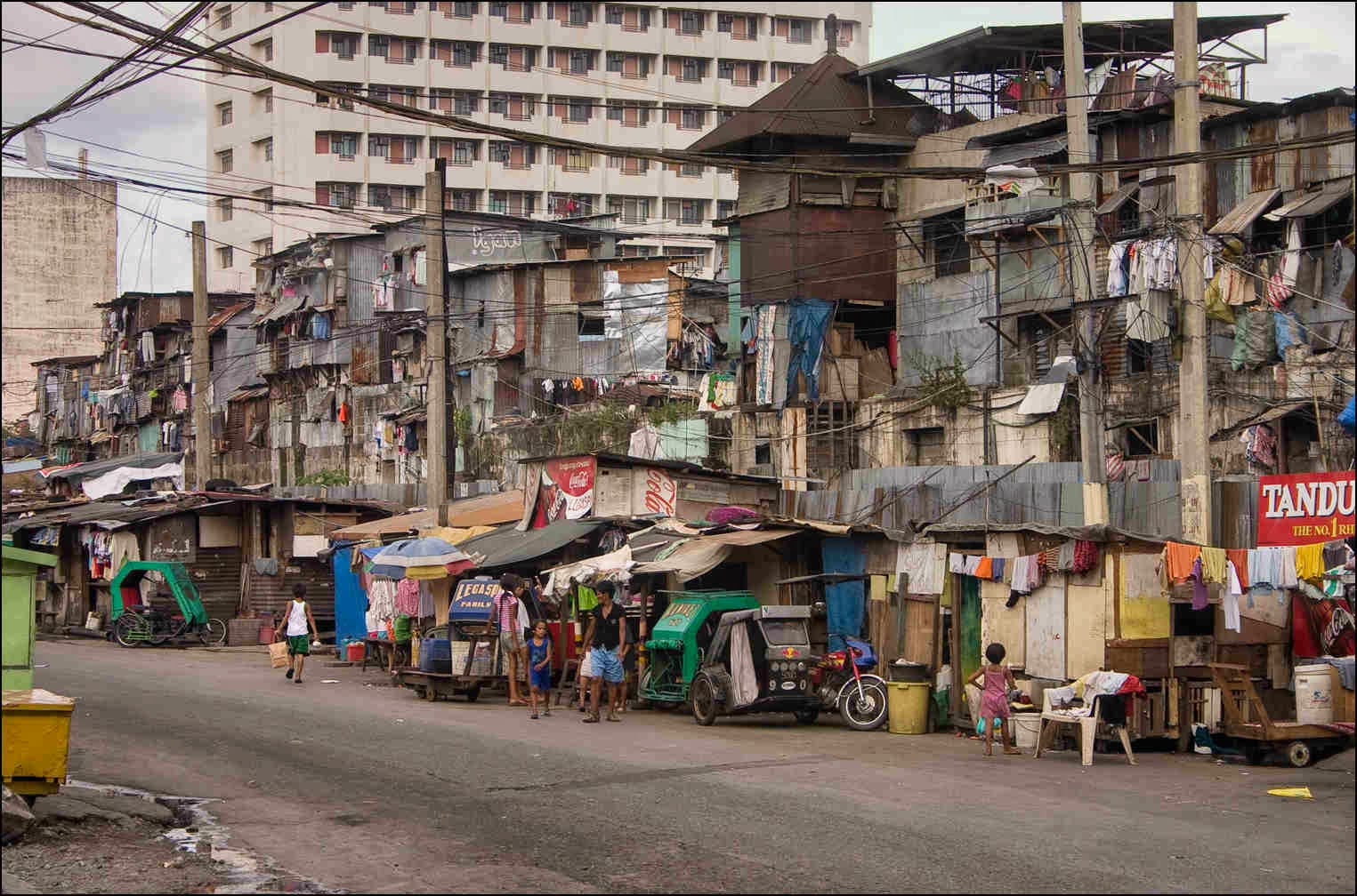 Manila Malate street view Manila Malate, poor street view