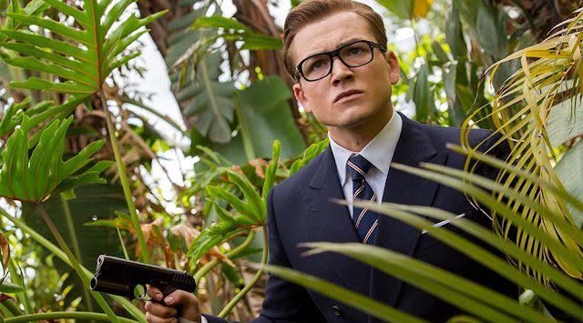 Taron Egerton reprises his role as the protagonist Eggsy. taron egerton eggsy kingsman 2 golden circle movie still