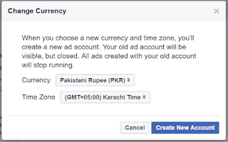 How to change your Facebook ads currency to Local Currency